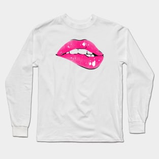 Sexy Pink lips Long Sleeve T-Shirt